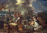 Bourdon, Sebastien Sacrifice of Noah oil on canvas
